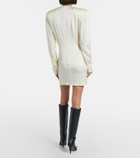 Stella McCartney Draped satin minidress