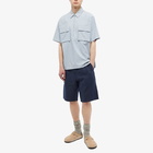 NN07 Men's Keith Linen Shorts in Navy Blue