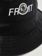 Moncler Genius - 7 Moncler FRGMT Hiroshi Fujiwara Logo-Appliquéd Shell Bucket Hat - Black