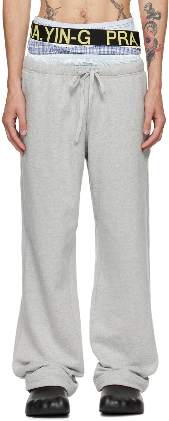 Praying Multicolor Plaid Underwear Sweatpants Praying
