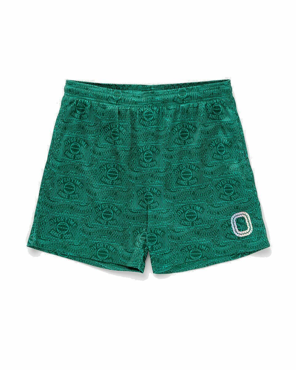 Photo: Overtime Dollar Shorts Green - Mens - Sport & Team Shorts