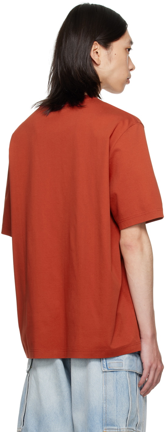 【関税込み】Lanvin レッド Archives Print クラシック Tシャツ 2485055100CS502D__990_01_pc-