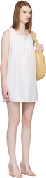 Fruity Booty White Broderie Minidress
