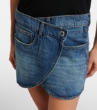 Coperni Denim wrap skirt