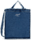 Axel Arigato Blue Dune Frayed A Denim Tote