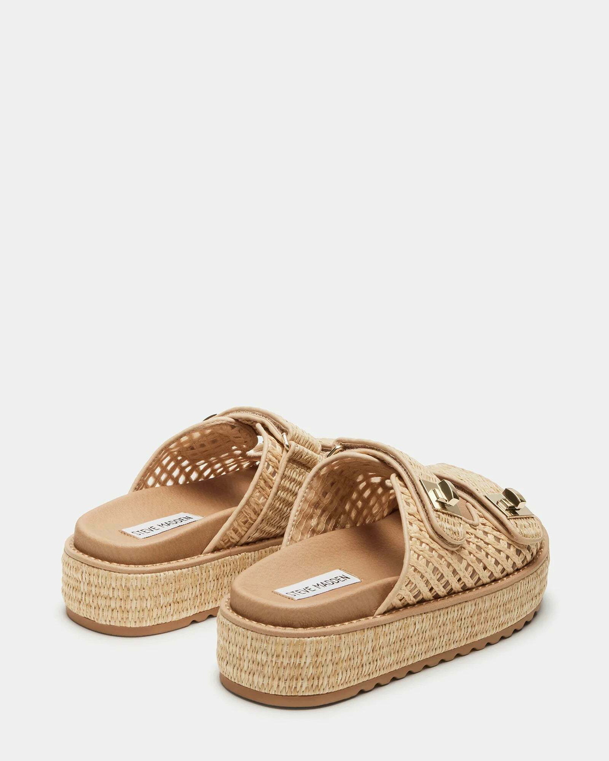 Steve Madden Bigschmona Sandals in Natural