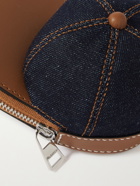 JW Anderson - Mini Recycled Denim and Leather Messenger Bag