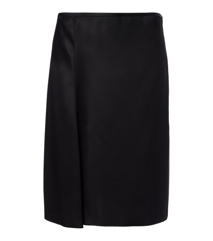Photo: Gucci Silk duchesse wrap skirt