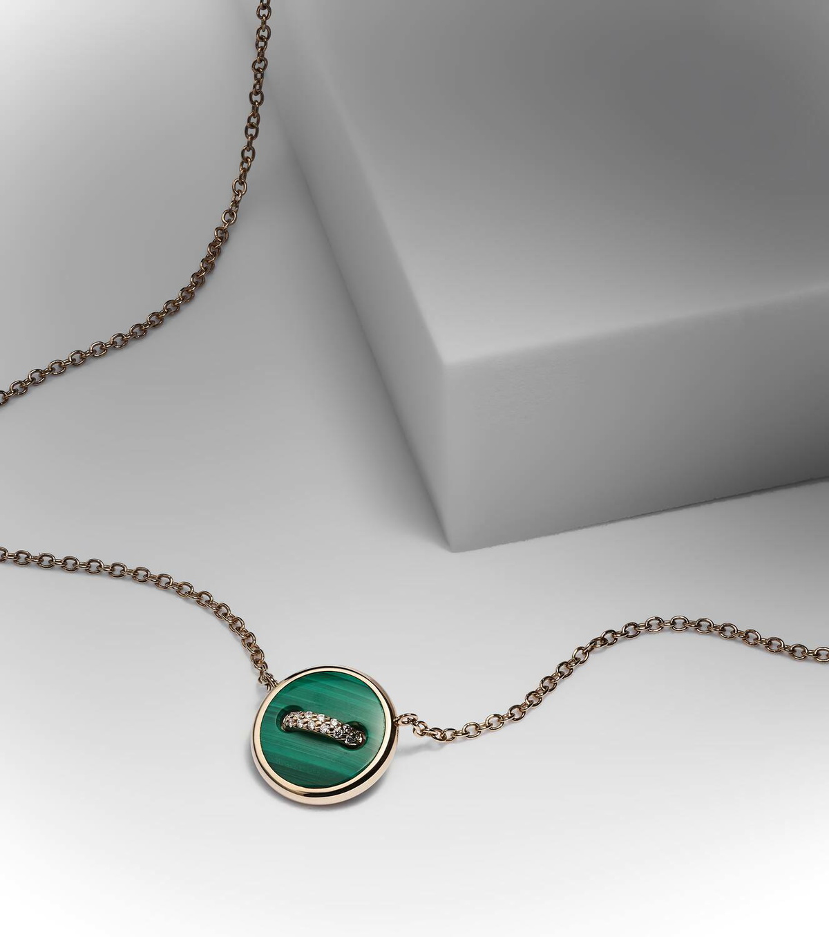 Pomellato Pom Pom Dot 18kt rose gold pendant necklace with gemstones