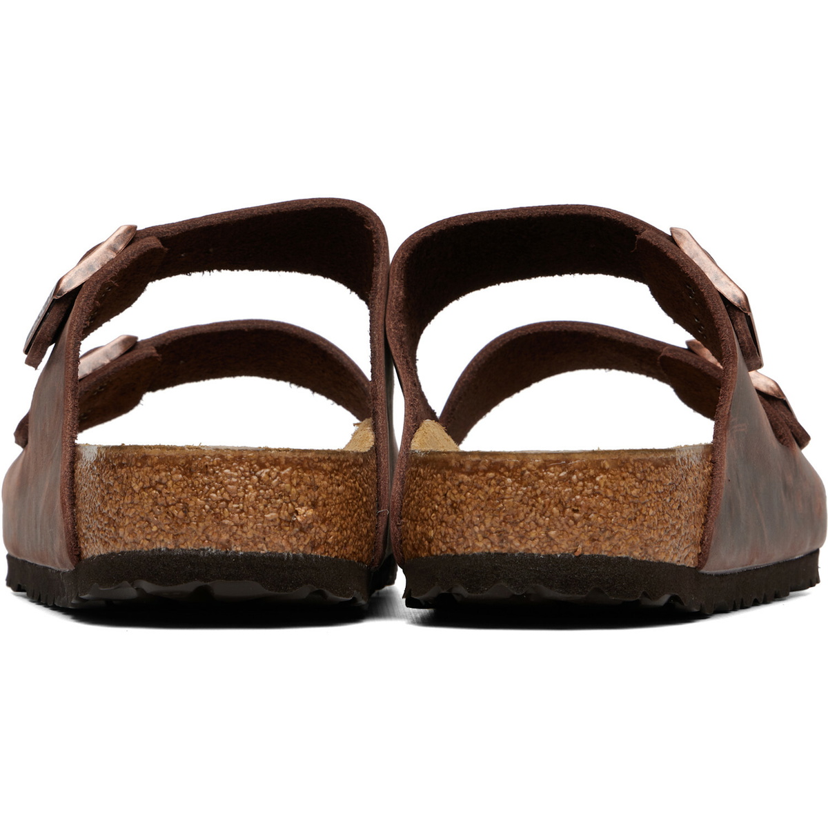 Birkenstock Brown Regular Arizona Oiled Leather Sandals
