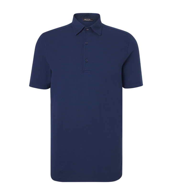Photo: Loro Piana Brenna cotton piqué polo shirt