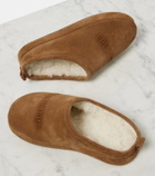 Balenciaga Alaska suede slippers
