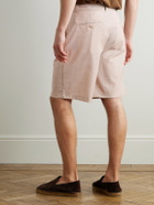 Frescobol Carioca - Serano Pleated Wool Shorts - Neutrals