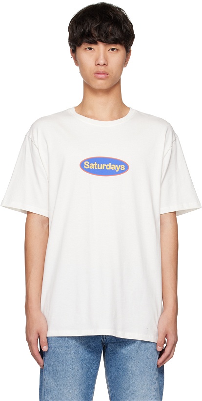 Photo: Saturdays NYC Off-White Patch T-Shirt