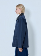 Miu Miu Single-Breasted Garment-Dyed Gabardine Jacket
