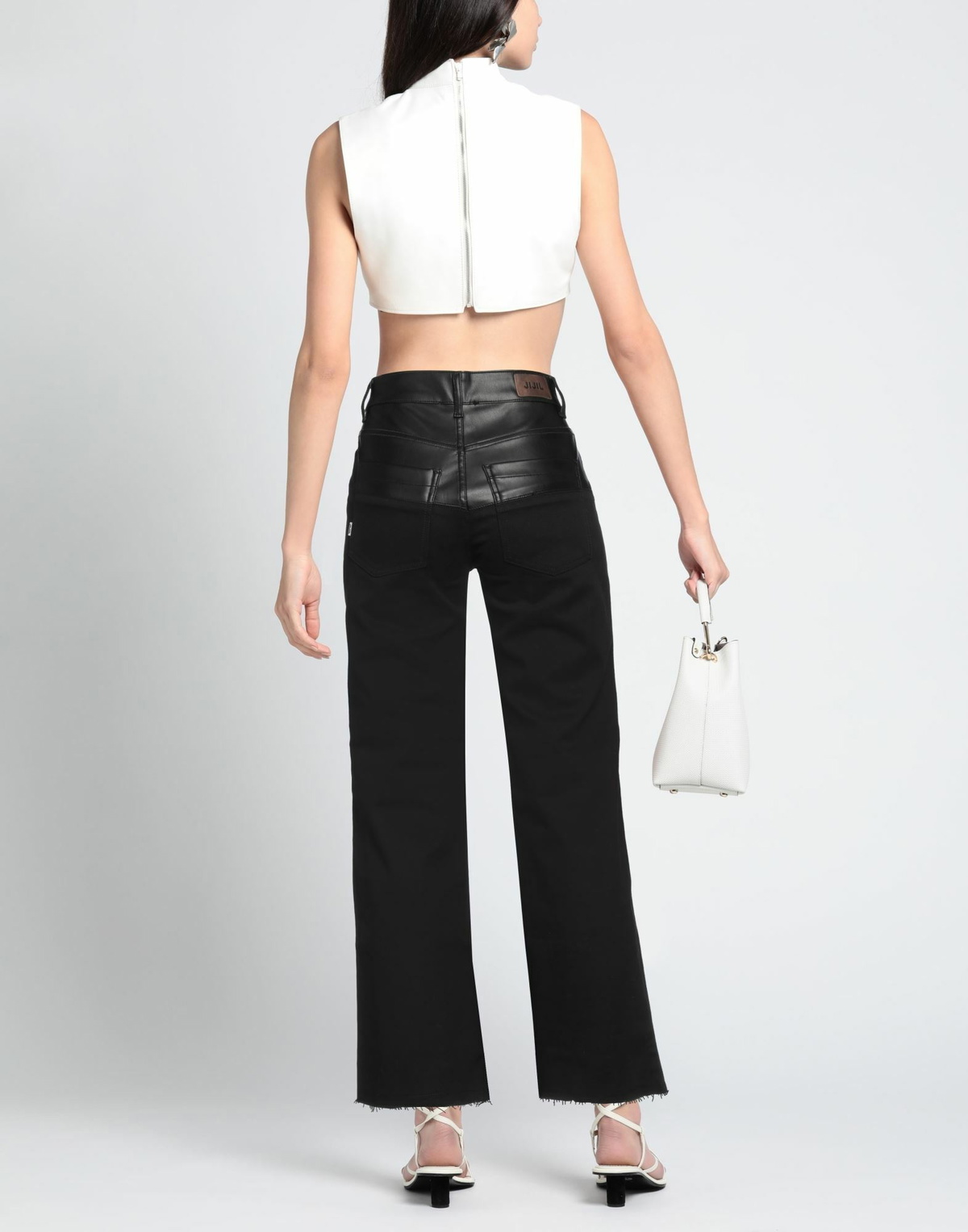 Jijil Womens Pants in Black