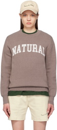 Museum of Peace & Quiet Brown 'Natural' Sweater