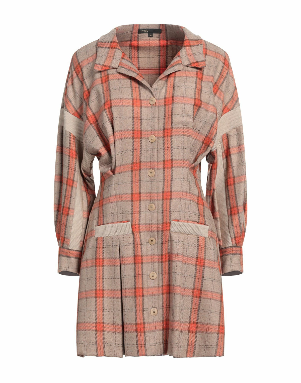 Maje Womens Mini dress in Orange