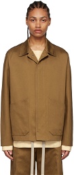 Ermenegildo Zegna Couture SSENSE Exclusive Brown Cotton Jacket