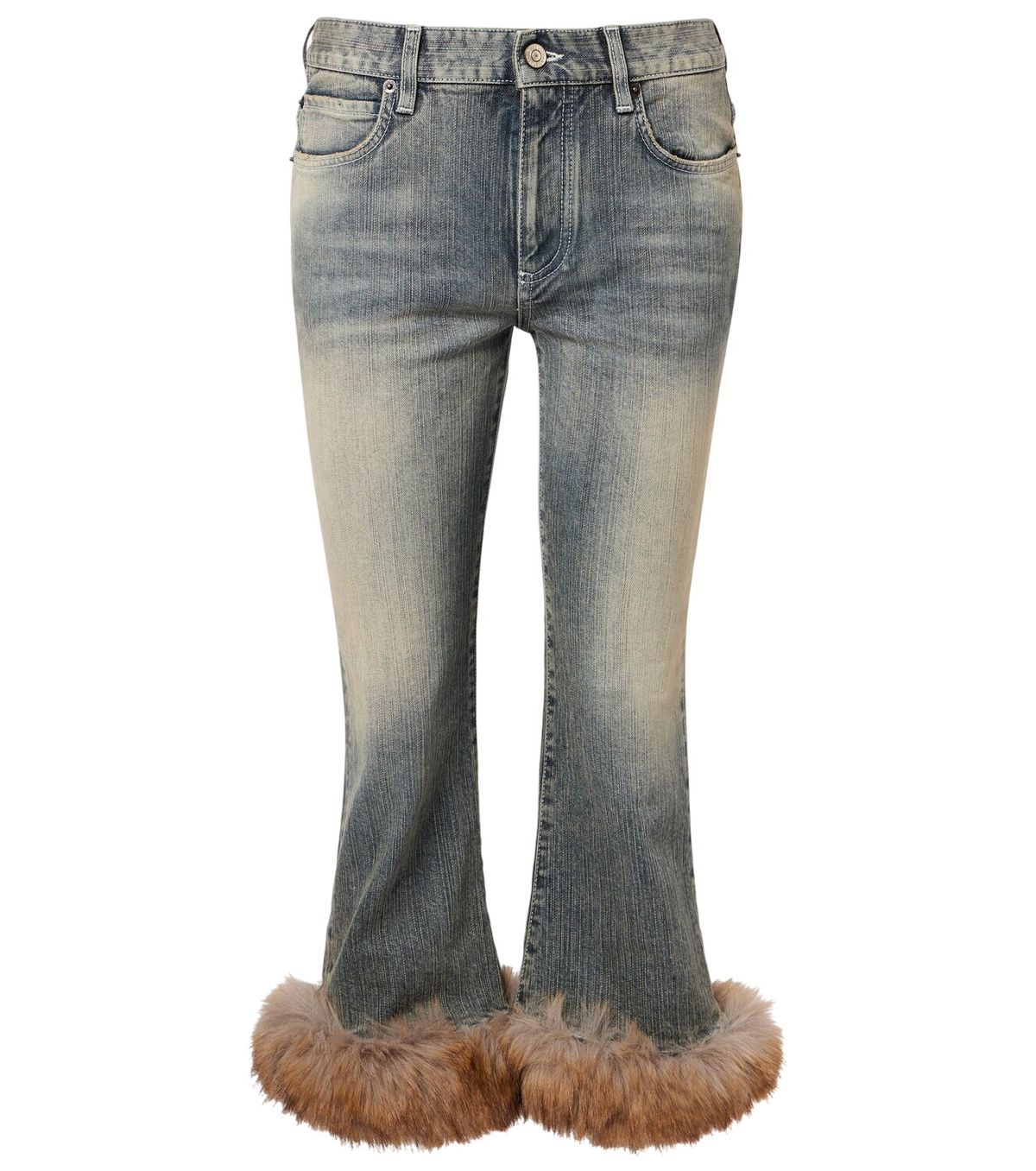 BALENCIAGA - Low-crotch Vintage Denim Jeans Balenciaga