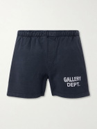 Gallery Dept. - Zuma Straight-Leg Logo-Print Cotton-Jersey Shorts - Black