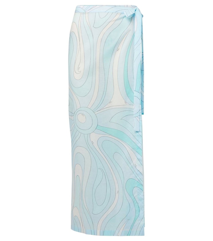 Photo: Pucci Marmo cotton muslin beach cover-up