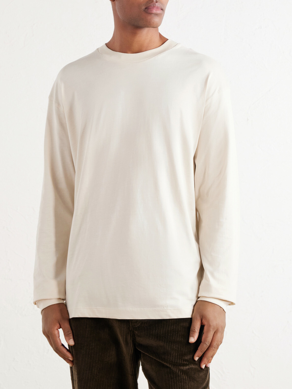 NN07 - Lionel Ls 30041 Cotton-Jersey T-shirt - Neutrals