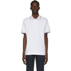 Z Zegna White Pique Essential Polo