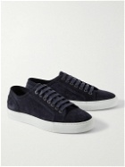 Brioni - Suede Sneakers - Blue