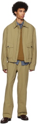 MHL by Margaret Howell Khaki Side Cinch Trousers