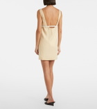 Posse Pamela belted linen minidress