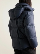 66 North - Dyngja Quilted Recycled-Shell Hooded Down Jacket - Blue
