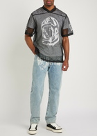 Billionaire Boys Club Logo-print Mesh Football T-shirt Black
