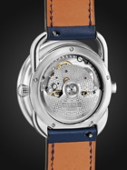 Hermès Timepieces - Arceau Le Temps Voyageur Automatic 38mm Stainless Steel and Leather Watch, Ref. No. W057263WW00