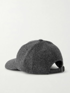 A.P.C. - Charlie Logo-Embroidered Wool Baseball Cap - Gray