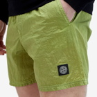 Stone Island Men's Nylon Metal Shorts in Lemon