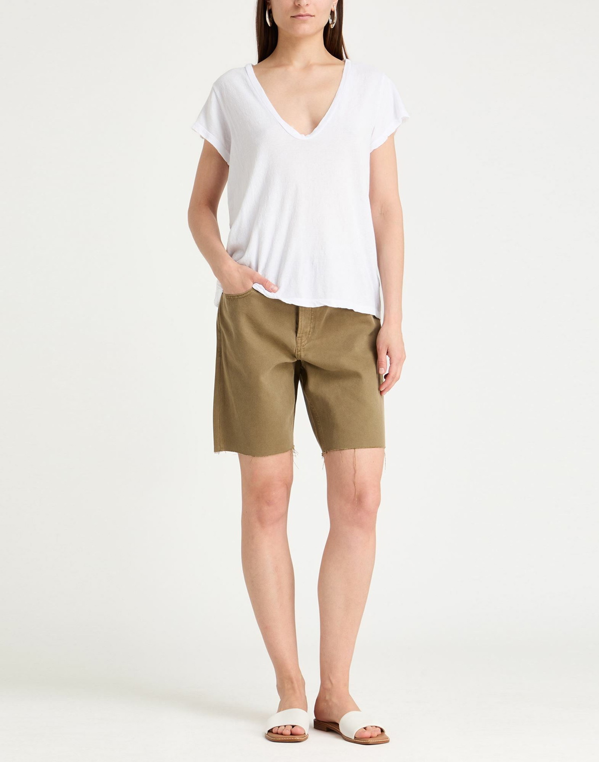 James Perse Womens T-shirt in White