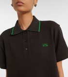 Loewe Double L cotton polo piqué dress