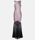 Nina Ricci Silk-blend gown