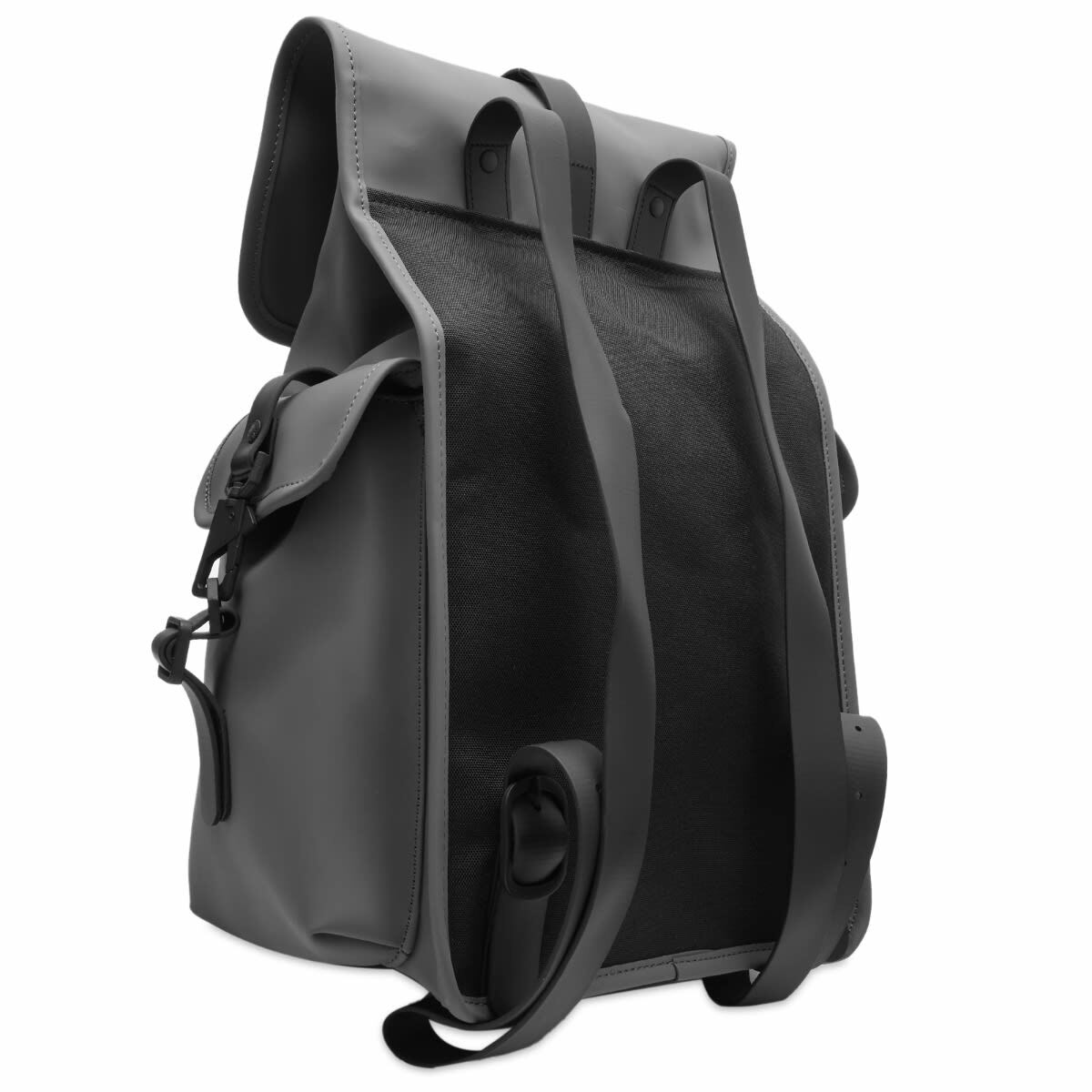 Rains Men's Cargo Rucksack in Black