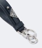 Prada Saffiano leather keychain