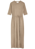 Lisa Yang Tilde Cashmere Maxi Jumper Dress Beige