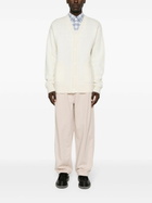 The Frankie Shop Neutral Lucas V-Neck Cardigan