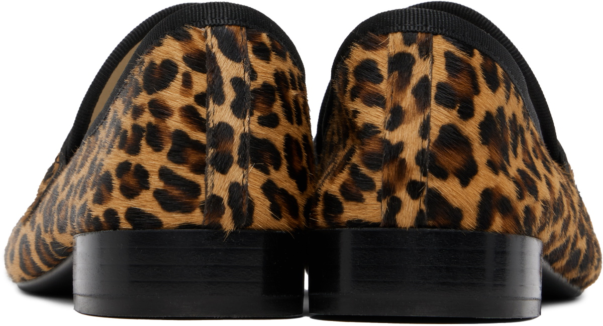 Repetto Brown Michael Rubber-Sole Loafers