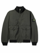 Stone Island - Logo-Appliquéd David-TC Bomber Jacket - Green