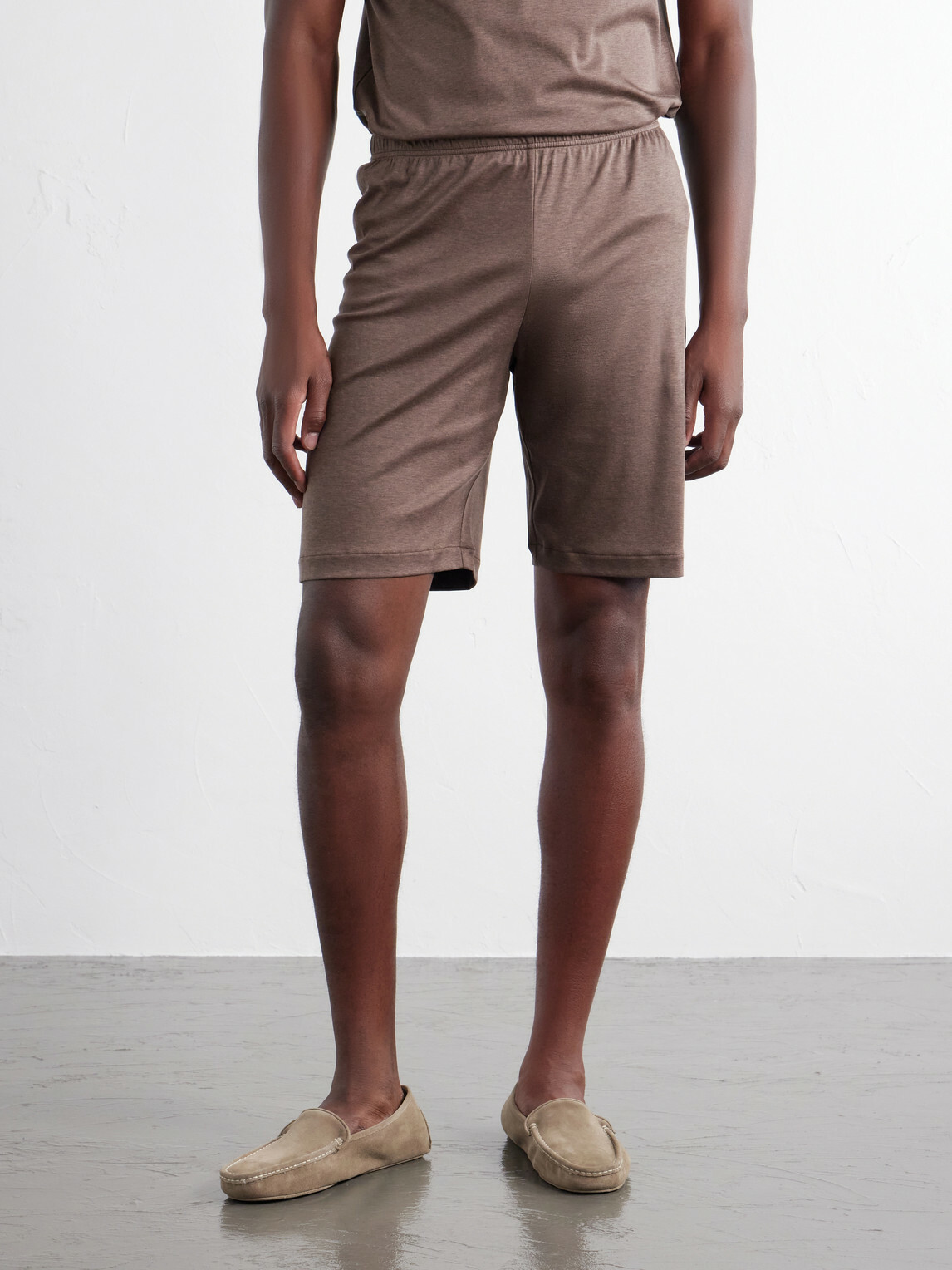 Zimmerli - Sea Island Cotton-Jersey Pyjama Set - Brown