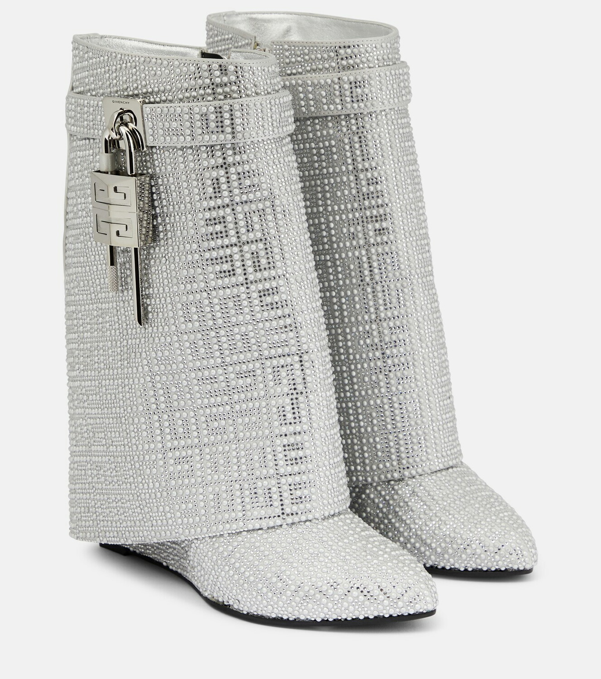 givenchy lock shark boots