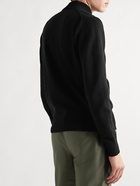 TOM FORD - Slim-Fit Cashmere, Mohair and Silk-Blend Mock-Neck Sweater - Black