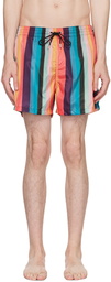 Paul Smith Multicolor Artist Stripe Swim Shorts