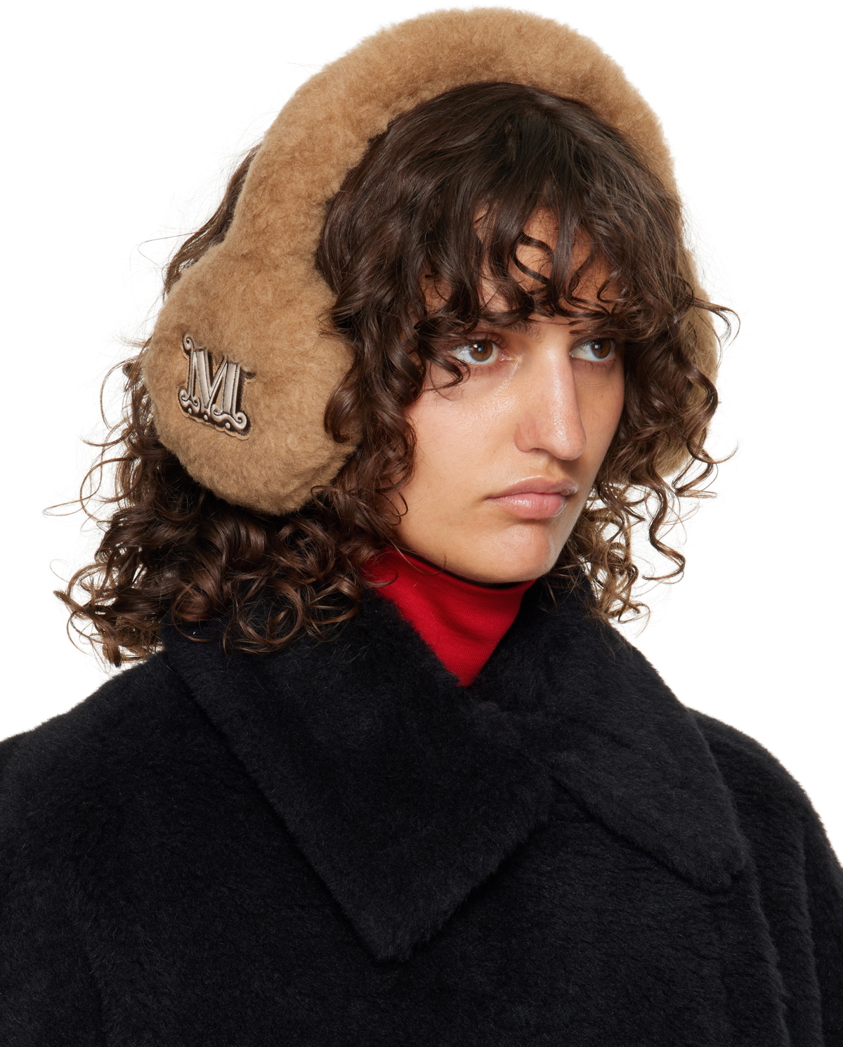 Max Mara Beige Muffy Ear Warmers